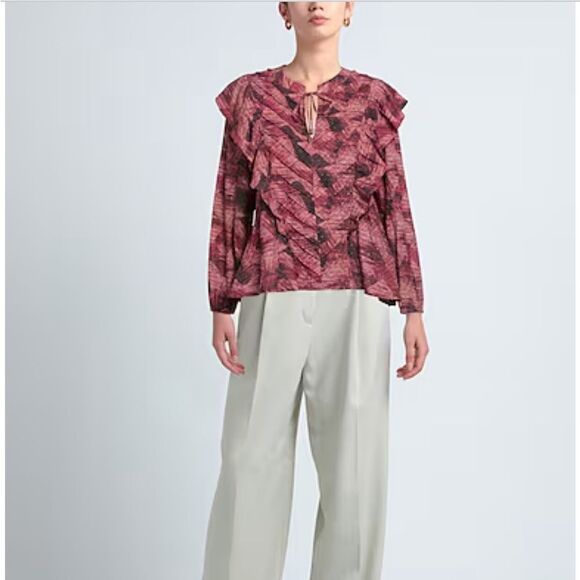 CHUFY Forever Patagonia Collection Eva Blouse Garnet Rose Women’s SIZE SMALL - Picture 1 of 12